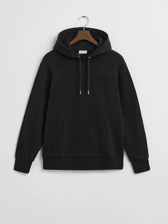 GANT  Regular Tonal Shield Hoodie for Men | Best Price UAE